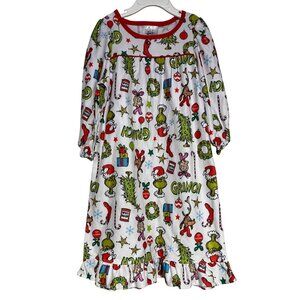 The Grinch Dr. Seuss Toddler Girls Christmas Nightgown Size 2T Flame Resistant